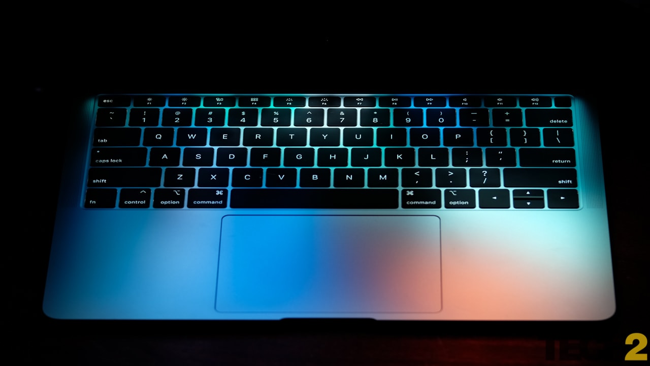 The 2018 Air features a 3rd generation Butterfly keyboard and the very best trackpad on a laptop. Image: Anirudh Regidi/tech2